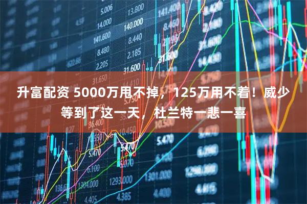 升富配资 5000万甩不掉，125万用不着！威少等到了这一天，杜兰特一悲一喜